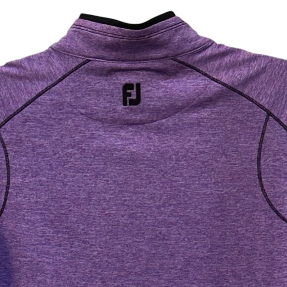 FootJoy (FJ) Women's Golf Half Zip Mock Neck Purple Jacket Medium‎ Athletic - Picture 4 of 5